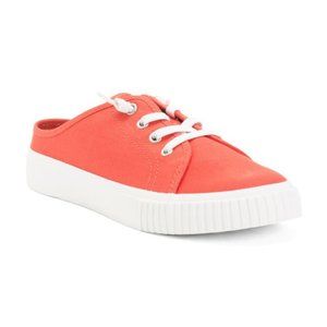 TIMBERLAND Canvas Slip On Sneakers red